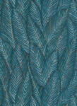 Erismann Kék/türkíz struktúrált trópusi leveles tapéta (Martinique 10391-19) (10391-19)