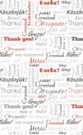 Dimex THANK YOU fotótapéta, poszter, vlies alapanyag, 150x250 cm (MS-2-0266)