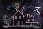 Dimex Vlies Fotótapéta - Home by chalk - 375x250 cm (MS-5-1448)
