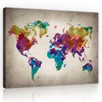 Consalnet Térkép, vászonkép, 70x50 cm méretben (C5-10009O7)