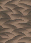 Erismann Barna-bronz modern hullám mintás tapéta (Fashion for Walls 10372-48) (10372-48)