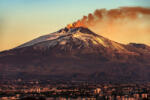 Dimex Vlies Fotótapéta - Etna Volcano - 375x250 cm (MS-5-1923)