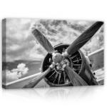 Consalnet Repülőgép propeller, vászonkép, 60x40 cm méretben (C5-12714O4)