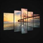 Consalnet Vászonkép, 5 darabos, Híd 170x100 cm méretben (C5-2312S4A)