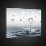 Consalnet Szív alakú vízcsepp, vászonkép, 60x40 cm méretben (C5-2529O4)