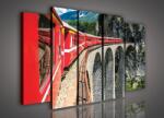 Consalnet Vászonkép, 5 darabos Vonat 150x100 cm méretben (C5-617S12)