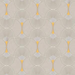 Sintra Barnásszürke Art Deco mintás tapéta ( Evora 459317 ) (459317)