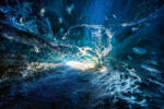 Dimex Vlies Fotótapéta - Blue ice cave - 375x250 cm (MS-5-1567)