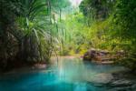 Dimex Vlies Fotótapéta - Turquoise water in jungle - 375x250 cm (MS-5-1817)