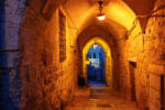Dimex Vlies Fotótapéta - Mystical street in Jerusalem - 375x250 cm (MS-5-0754)