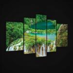Consalnet Vászonkép, 5 darabos, Vízesés 170x100 cm méretben (C5-20000S4A)