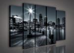 Consalnet Vászonkép, 5 darabos Boston 150x100 cm méretben (C5-20088S12)