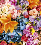 Dimex VINTAGE FLOWERS fotótapéta, poszter, vlies alapanyag, 225x250 cm (MS-3-0143)