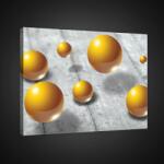 Consalnet Sárga gömbök, vászonkép, 60x40 cm méretben (C5-2420O4)