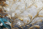 Sverus Luxurious Gold Floral fotótapéta, 416 x 290 cm (SV-2670b3f6e6d9c9-416X290CM)