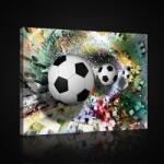 Consalnet Vászonkép, Focilabdák, 60x40 cm méretben (C5-20100O4)