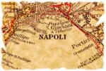 Dimex Vlies Fotótapéta - Old Map of Naples - 375x250 cm (MS-5-1536)