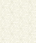 Grandeco Fehér-arany geometriai mintás tapéta (Omura A67301) (A67301)