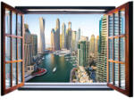 Consalnet Kilátás az ablakból Dubai vlies poszter, fotótapéta 1941VEZ4 /201x145 cm/ (1941-VEZ4)