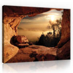 Consalnet Kilátás a ködös erdőre, vászonkép, 60x40 cm méretben (C5-10262O4)