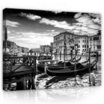 Consalnet Vászonkép, Gondolák Velencében, 100x75 cm méretben (C5-12649O1)