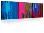 Consalnet Vászonkép 3 darabos, Színek, 3 db 25x25 cm méret (C5-12765S13)
