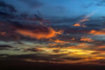 Dimex Vlies Fotótapéta - Cloudy sunset - 375x250 cm (MS-5-2330)