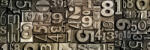 Dimex TYPESET öntapadós konyhai poszter, 180x60 cm (KI-180-077)