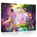 Consalnet Vászonkép, Tündér és egyszarvúk, 100x75 cm méretben (C5-11707O1)