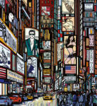 Dimex TIMES SQUARE fotótapéta, poszter, vlies alapanyag, 225x250 cm (MS-3-0013)