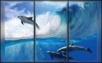 Consalnet Delfinek poszter, fotótapéta (368 x 254 cm) (C1-496V8)