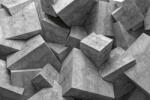 Dimex Vlies Fotótapéta - concrete 3D cube - 375x250 cm (MS-5-2590)