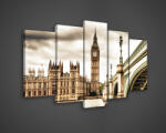 Consalnet Vászonkép 5 darabos, London 100x60 cm méretben (C5-1008S17)