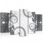 Consalnet Vászonkép 5 darabos, Modern mintás absztrakt 100x60 cm méretben (C5-10209S17)
