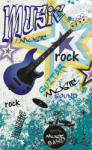 Dimex BLUE GUITAR fotótapéta, poszter, vlies alapanyag, 150x250 cm (MS-2-0323)