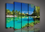 Consalnet Vászonkép, 5 darabos Sziget 150x100 cm méretben (C5-20061S12)