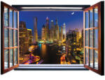 Consalnet Ablakból a kilátás Dubai vlies poszter, fotótapéta 1943VEZ4 /201x145 cm/ (1943-VEZ4)