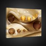 Consalnet Gömbös absztrakt, vászonkép, 60x40 cm méretben (C5-2422O4)