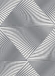 Erismann Szürke csíkos háromszög mintás tapéta (Spotlight 10404-10) (10404-10)