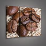 Consalnet Kávészemek, 3 darabos vászonkép, 90x80 cm méretben (C5-10888S6)