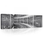 Consalnet 3D Absztrakt, vászonkép, 145x45 cm méretben (C5-10080O3)