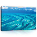 Consalnet Tenger és az égbolt, a kék árnyalataival, vászonkép, 60x40 cm méretben (C5-12689O4)