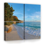 Consalnet Vászonkép 4 darabos, Tengerpart 50x50 cm méretben (C5-11849S20)