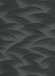 Erismann Fekete-ezüst modern hullám mintás tapéta (Fashion for Walls 10372-15) (10372-15)
