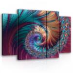 Consalnet Vászonkép, 5 darabos Spirál 150x100 cm méretben (C5-11706S12)