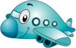 Dimex Vlies Fotótapéta - Airplane Mascot - 375x250 cm (MS-5-1422)