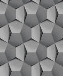 Grandeco Szürke 3D mintás tapéta (Tempo A54601) (A54601)
