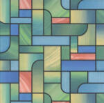 Vénilia Décor Gekkofix Church öntapadós üveg tapéta 45 cm x 15 m (10227)