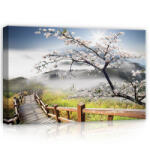 Consalnet Ködös tájkép, vászonkép, 60x40 cm méretben (C5-12022O4)