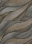 Erismann Szürke-barna hullámos levél mintás tapéta (Casual Chic 10257-10) (10257-10)